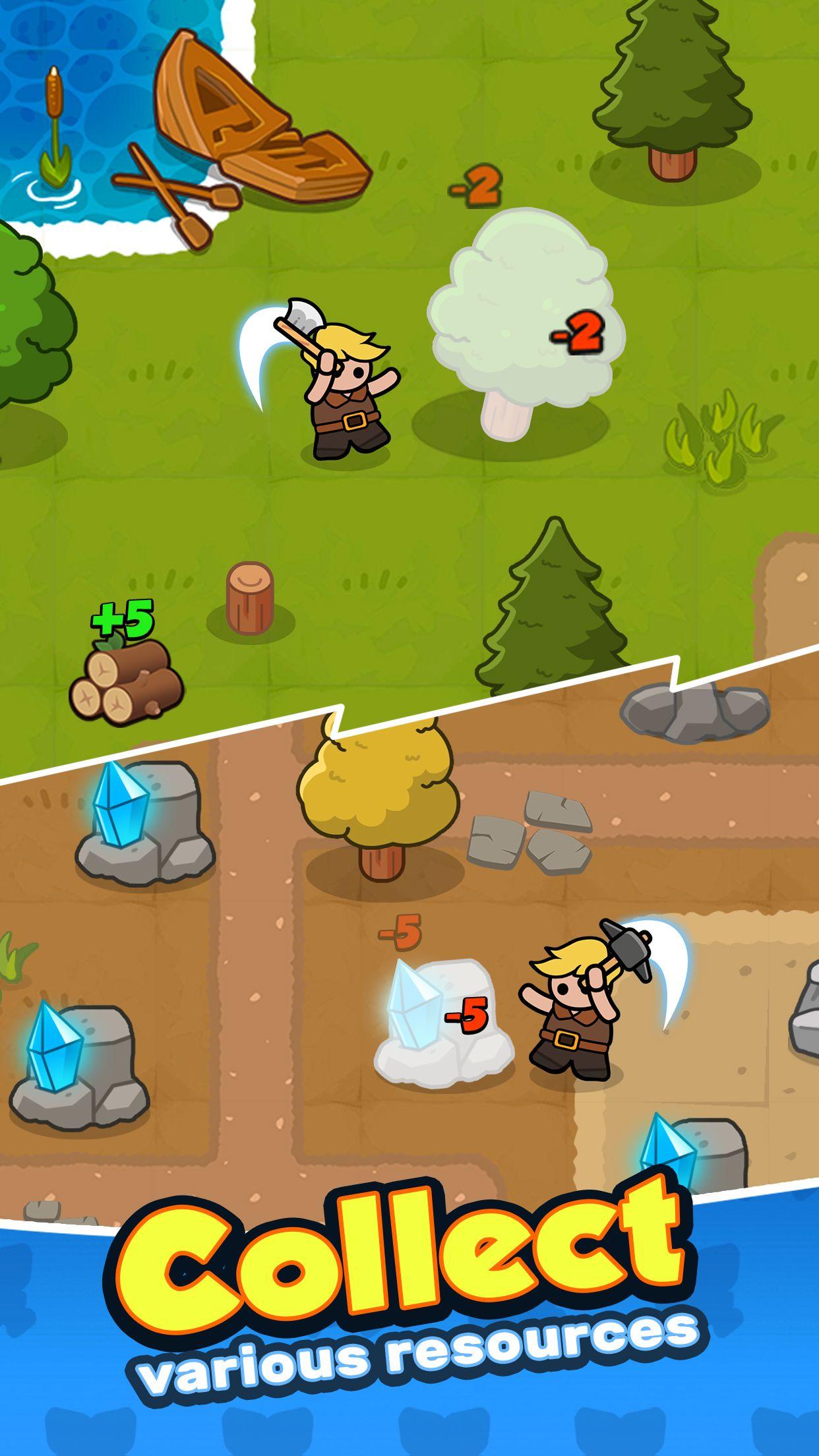Heroes Rush! Adventure RPG Game Screenshot