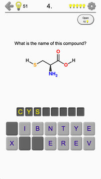Amino Acids: Quiz & Flashcards Game Screenshot