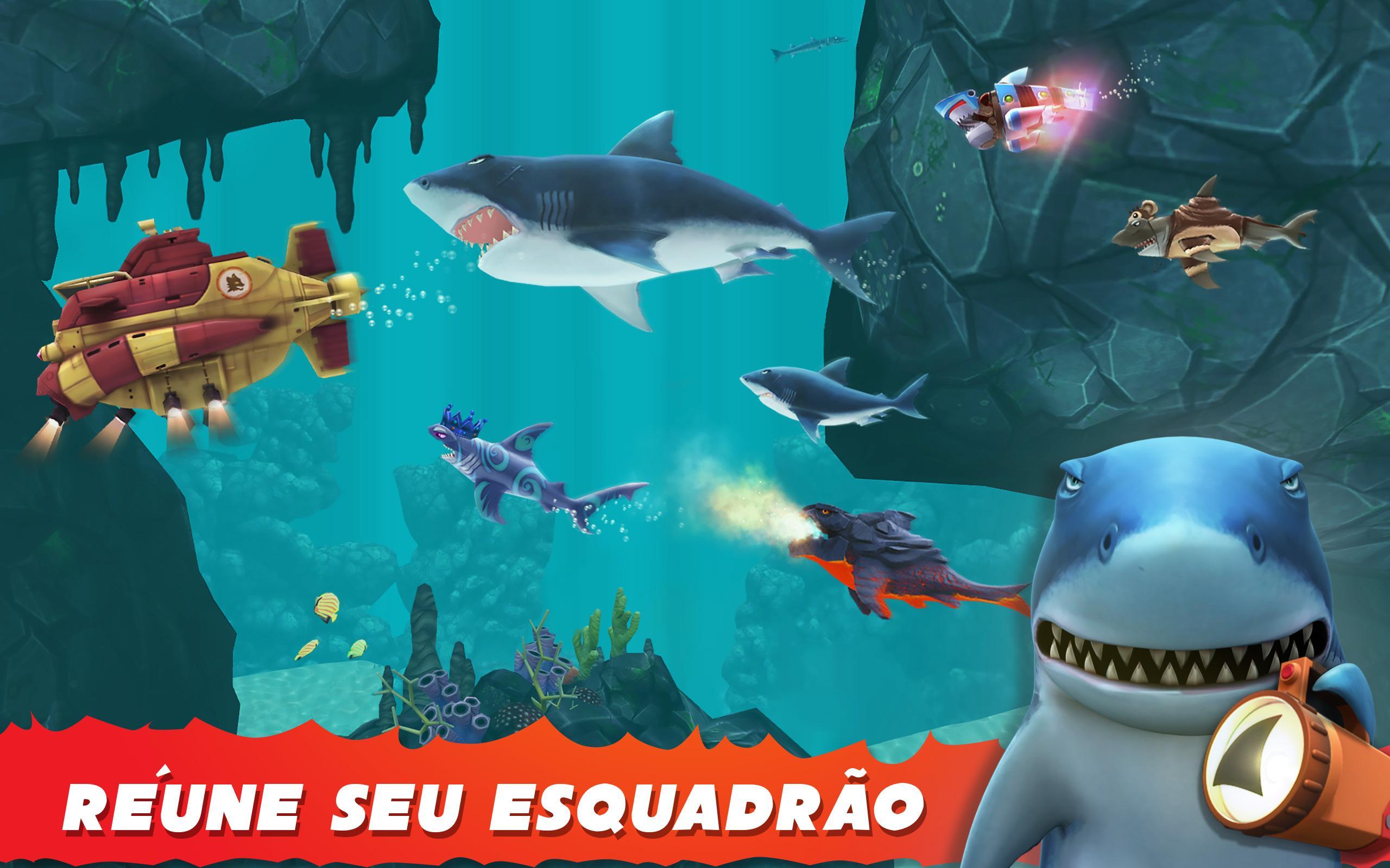Captura de Tela do Jogo Hungry Shark Evolution: Ataque