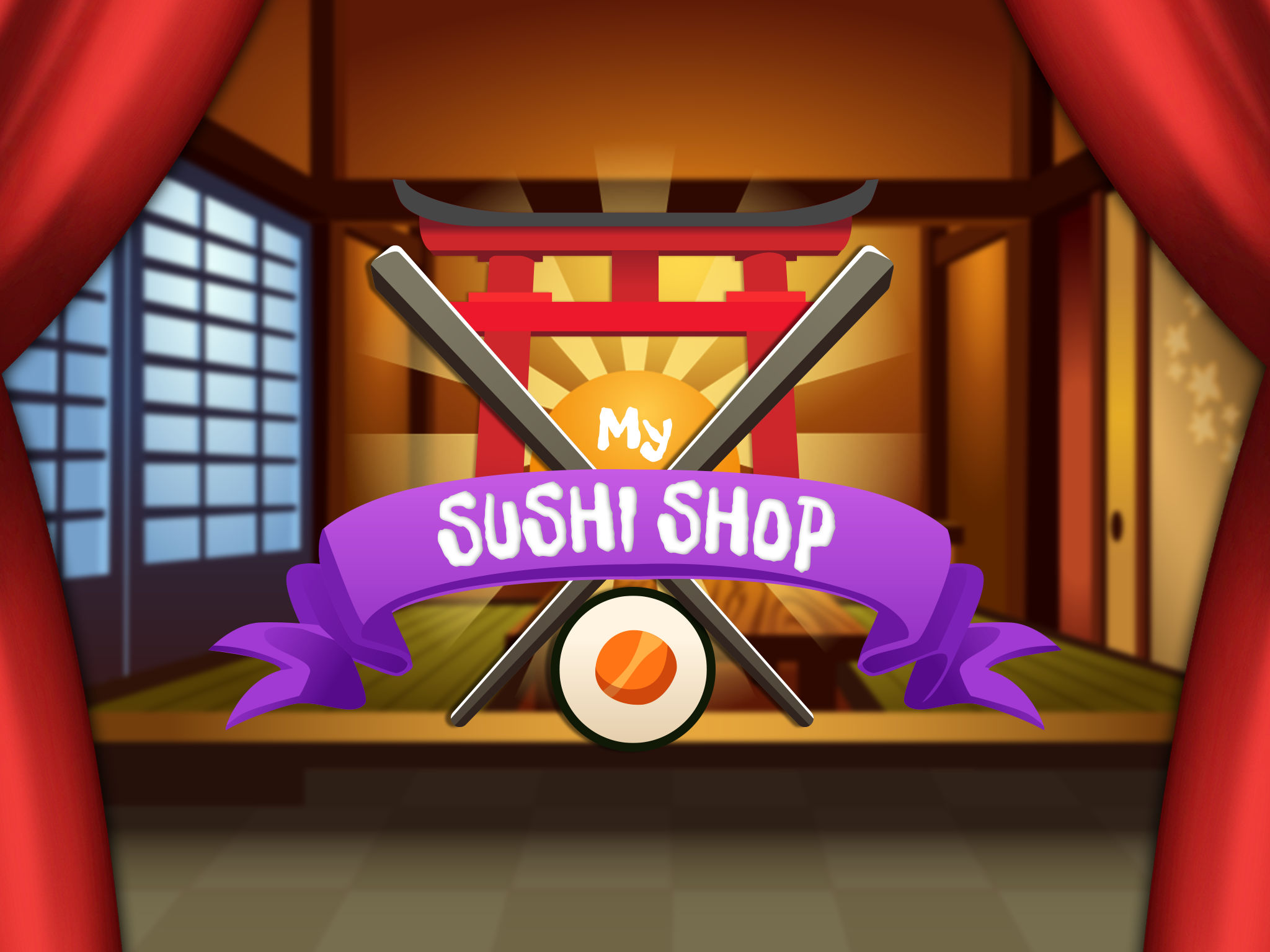 Captura de Tela do Jogo My Sushi Shop: Jogo de Comida