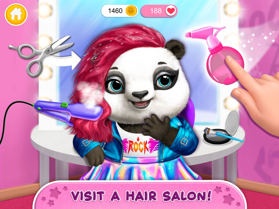 Rock Star Animal Hair Salon 게임 스크린 샷