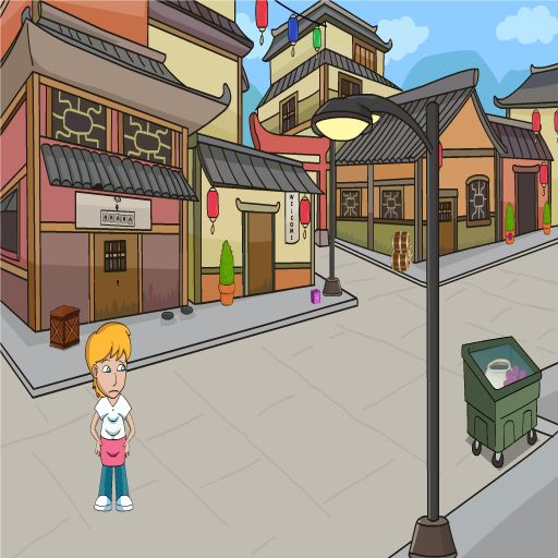 Find Little Girl's Skateboard 게임 스크린샷