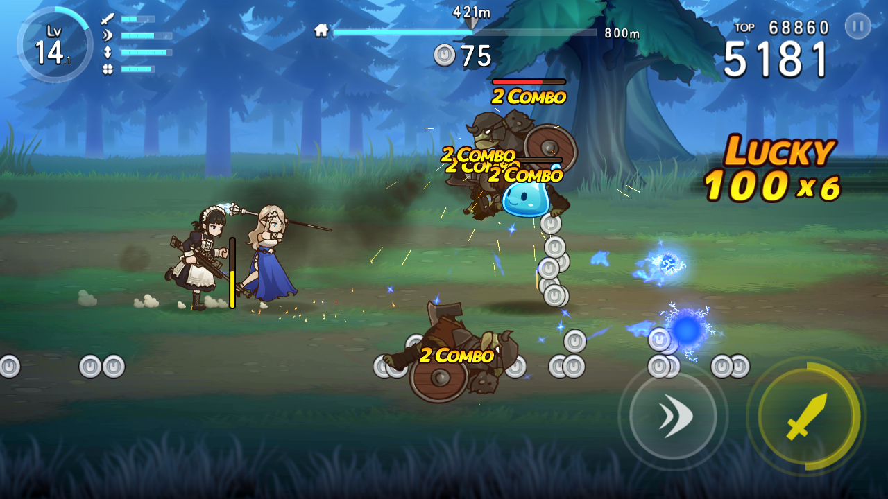 Cuplikan Layar Game FANTASYxRUNNERS R