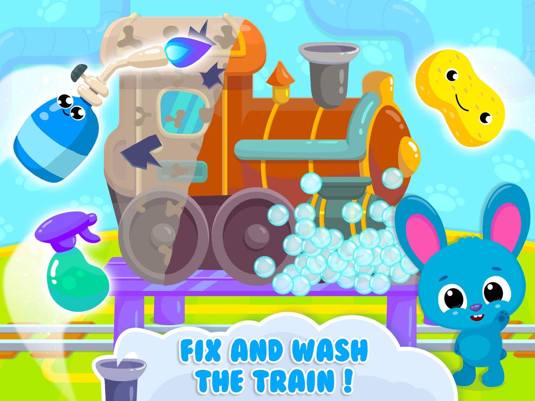 Cute & Tiny Trains - Choo Choo! Fun Game for Kids ภาพหน้าจอเกม