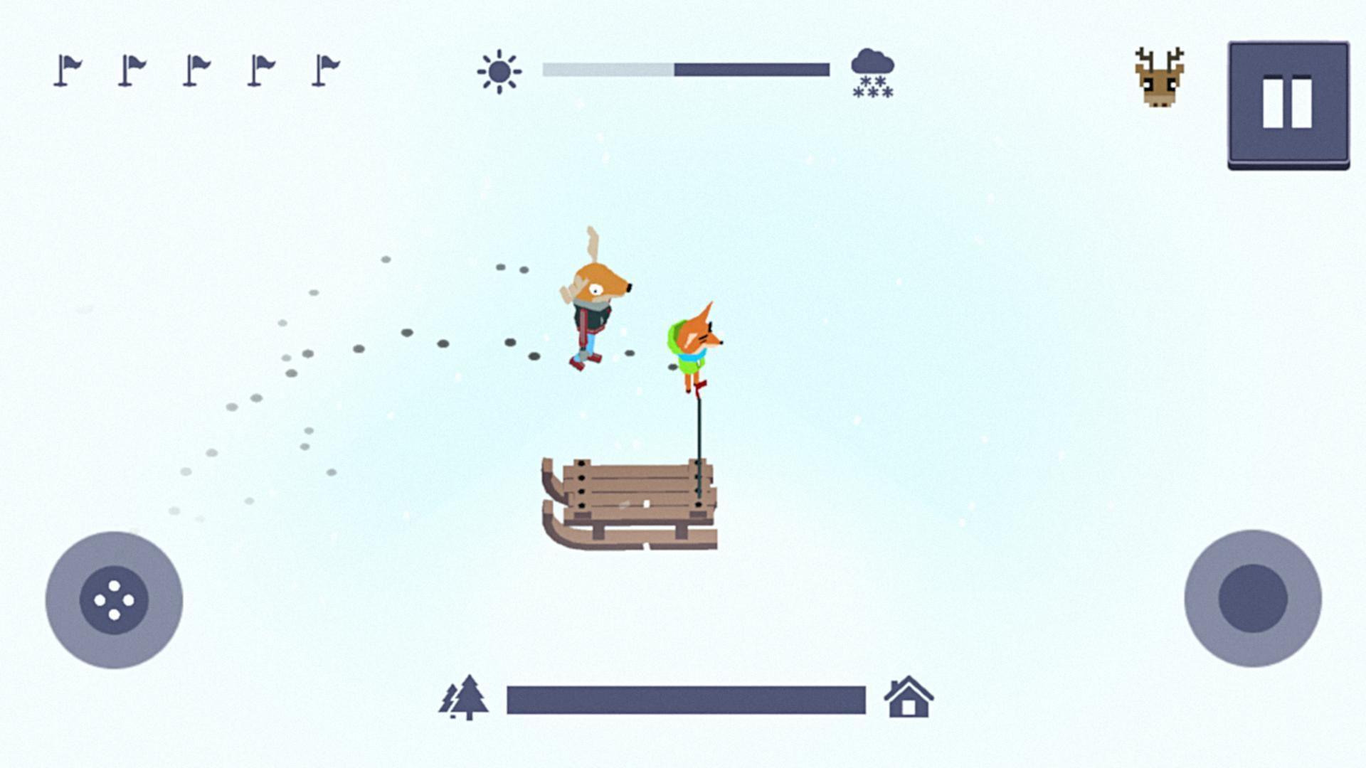 Lost in the Snow Game Screenshot