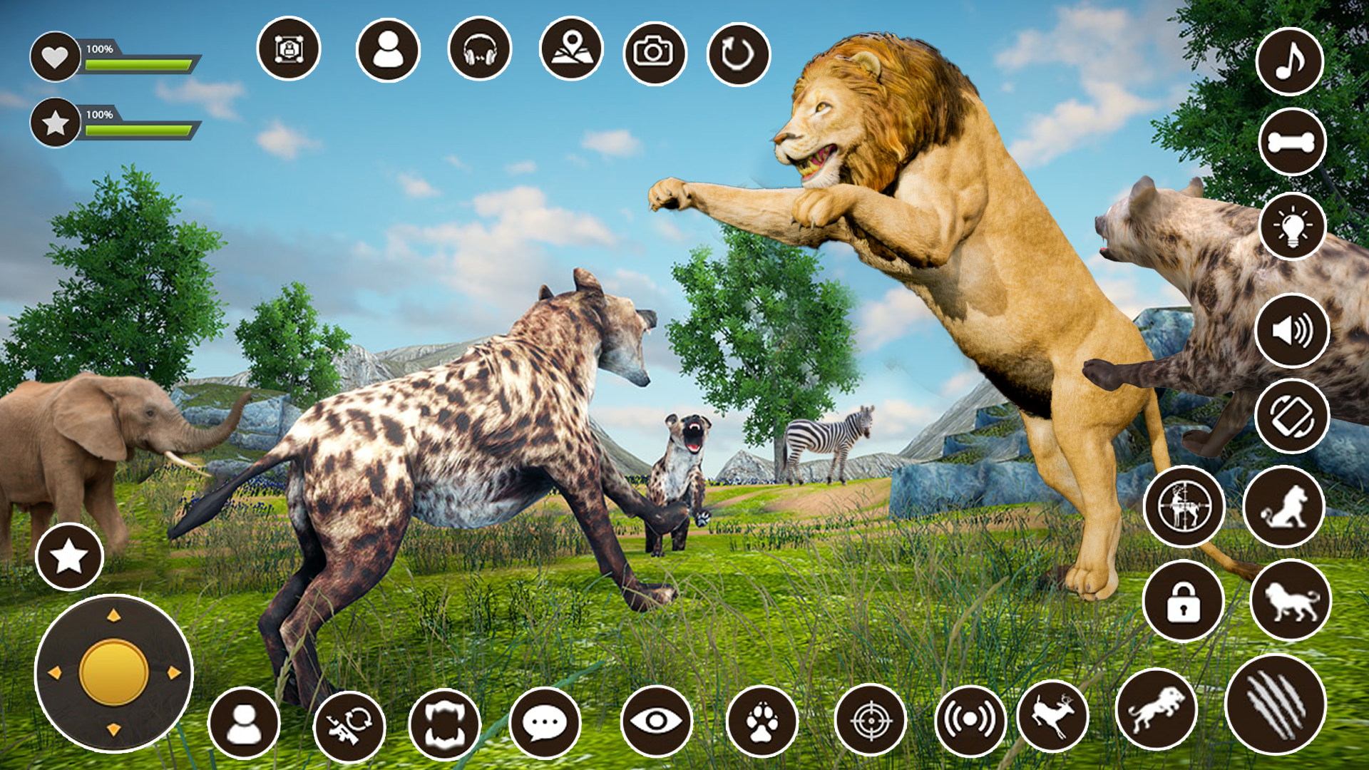 Screenshot 3 of King Lion Beast : Animal Game 