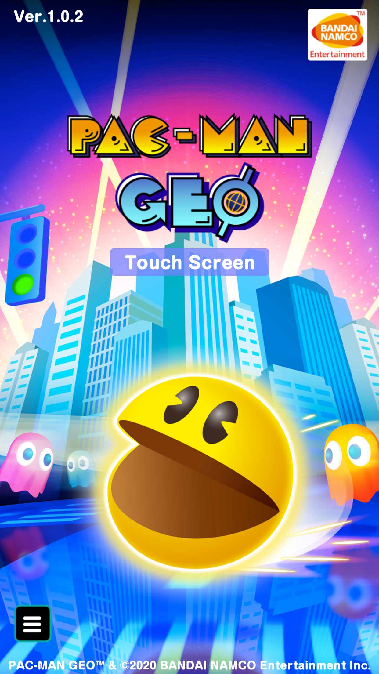Cuplikan Layar Game PAC-MAN GEO