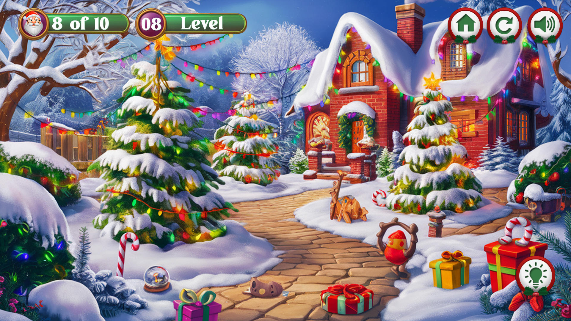 Hidden Object Christmas Santa 게임 스크린샷