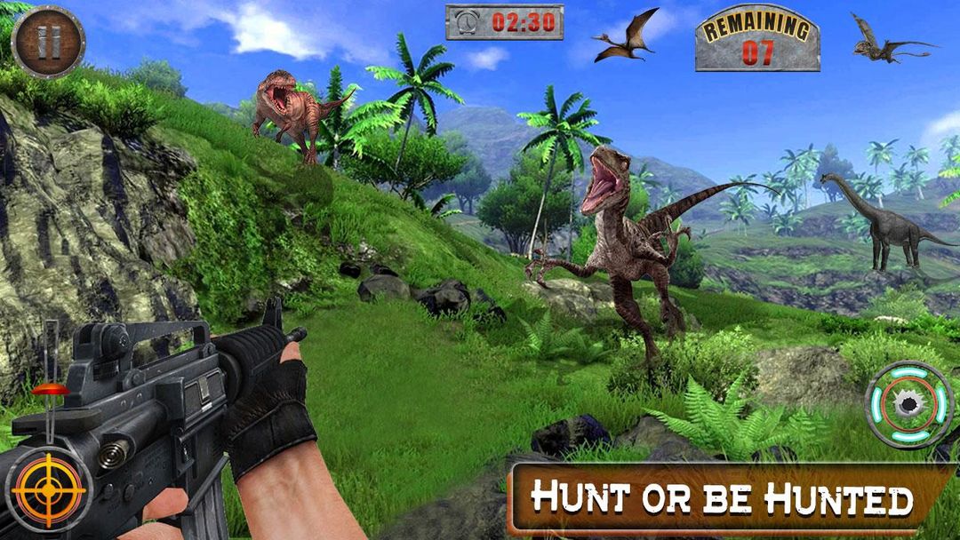 Dino Hunting Kill Safari Sniper Shoot 게임 스크린 샷