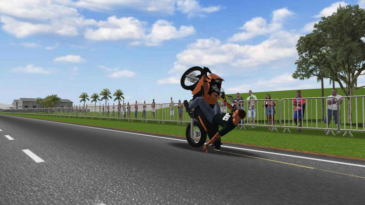Screenshot 1 of Moto Wheelie 3D 0.21