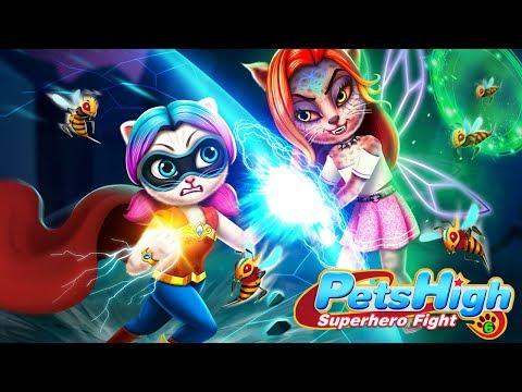 Captura de Tela do Vídeo de Pets High6-Super Hero Girls Fi