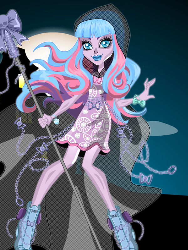 Ghouls Monsters Fashion Dress Up Game Game Screenshot