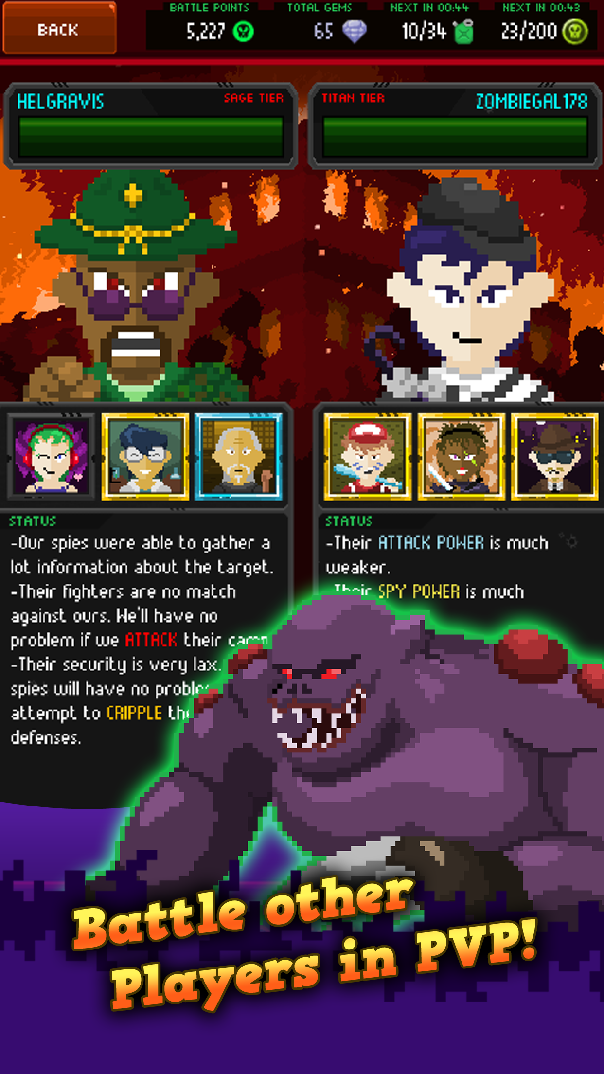 Clicker of the Dead: Idle Game Game Screenshot
