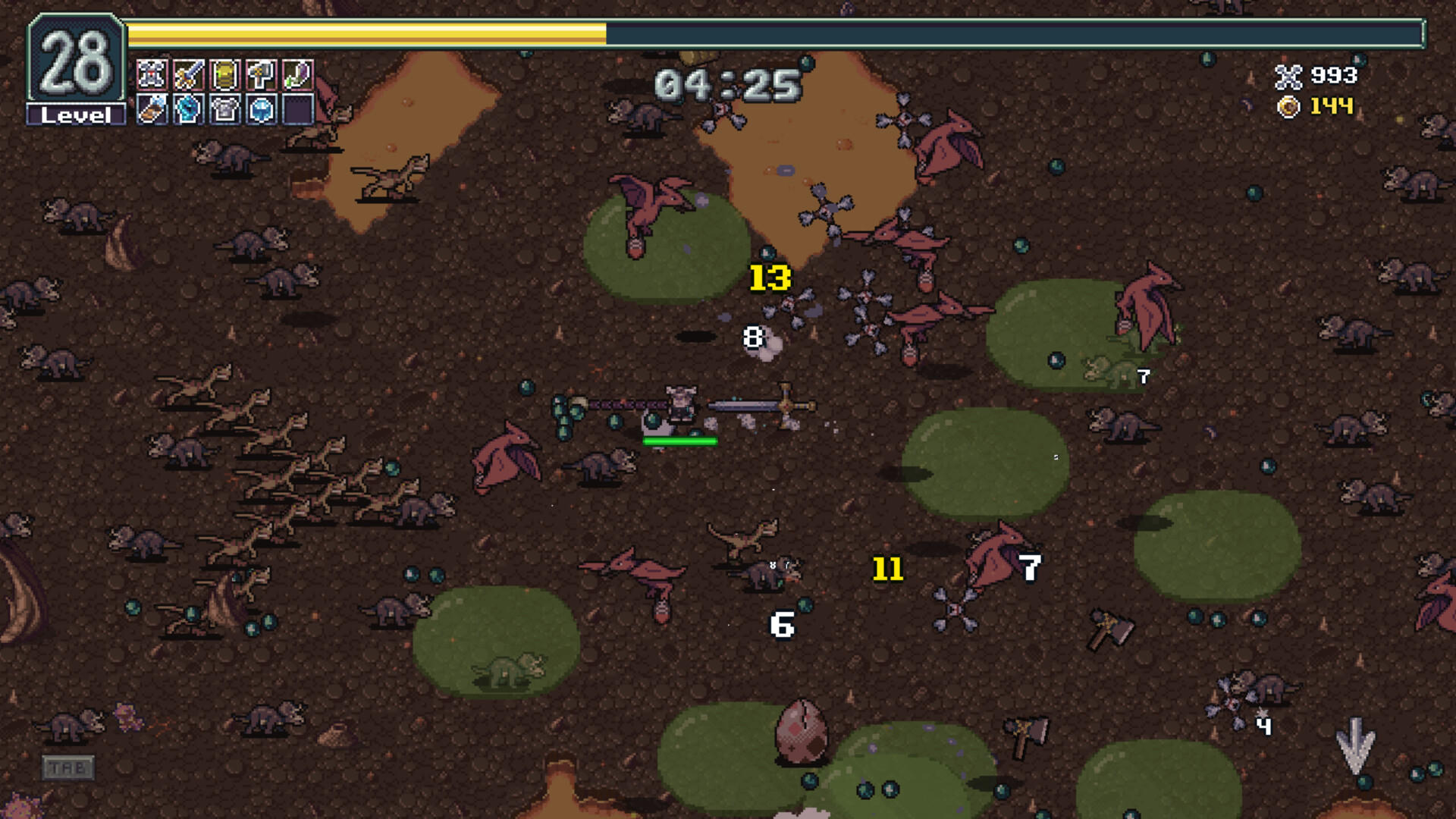 Screenshot of Dino Survivors