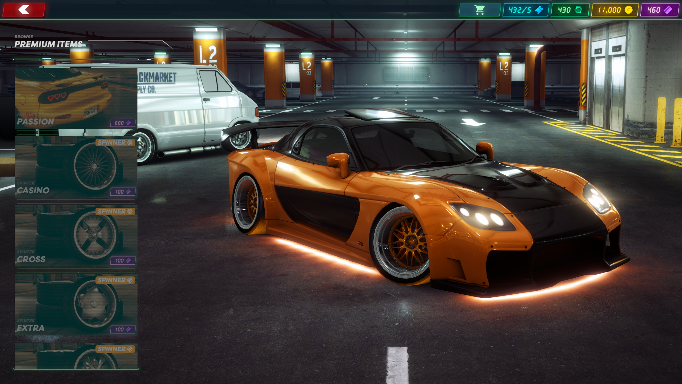 Static Shift Racing Game Screenshot