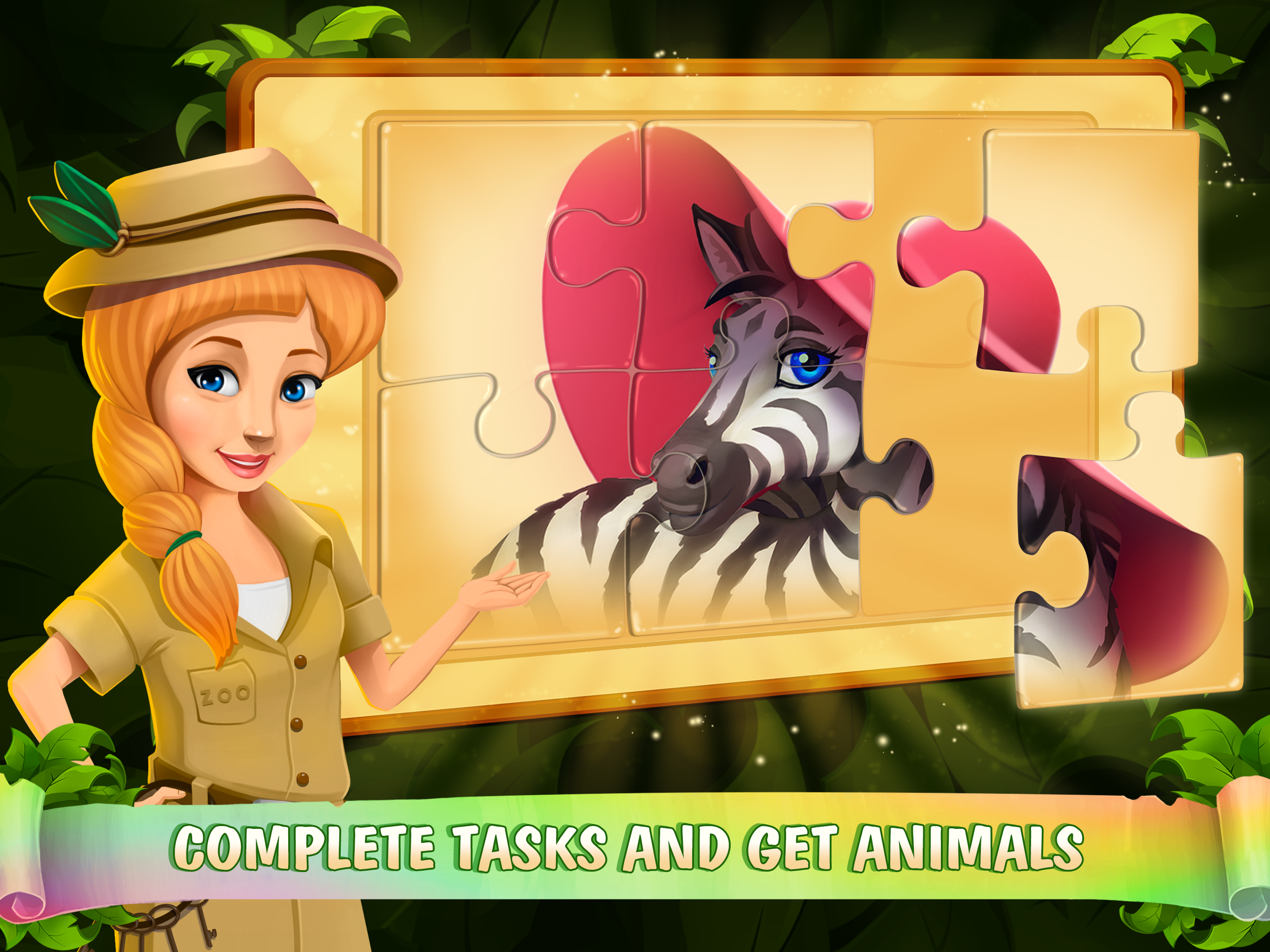 Zoo Island: Exotic Garden Game Screenshot