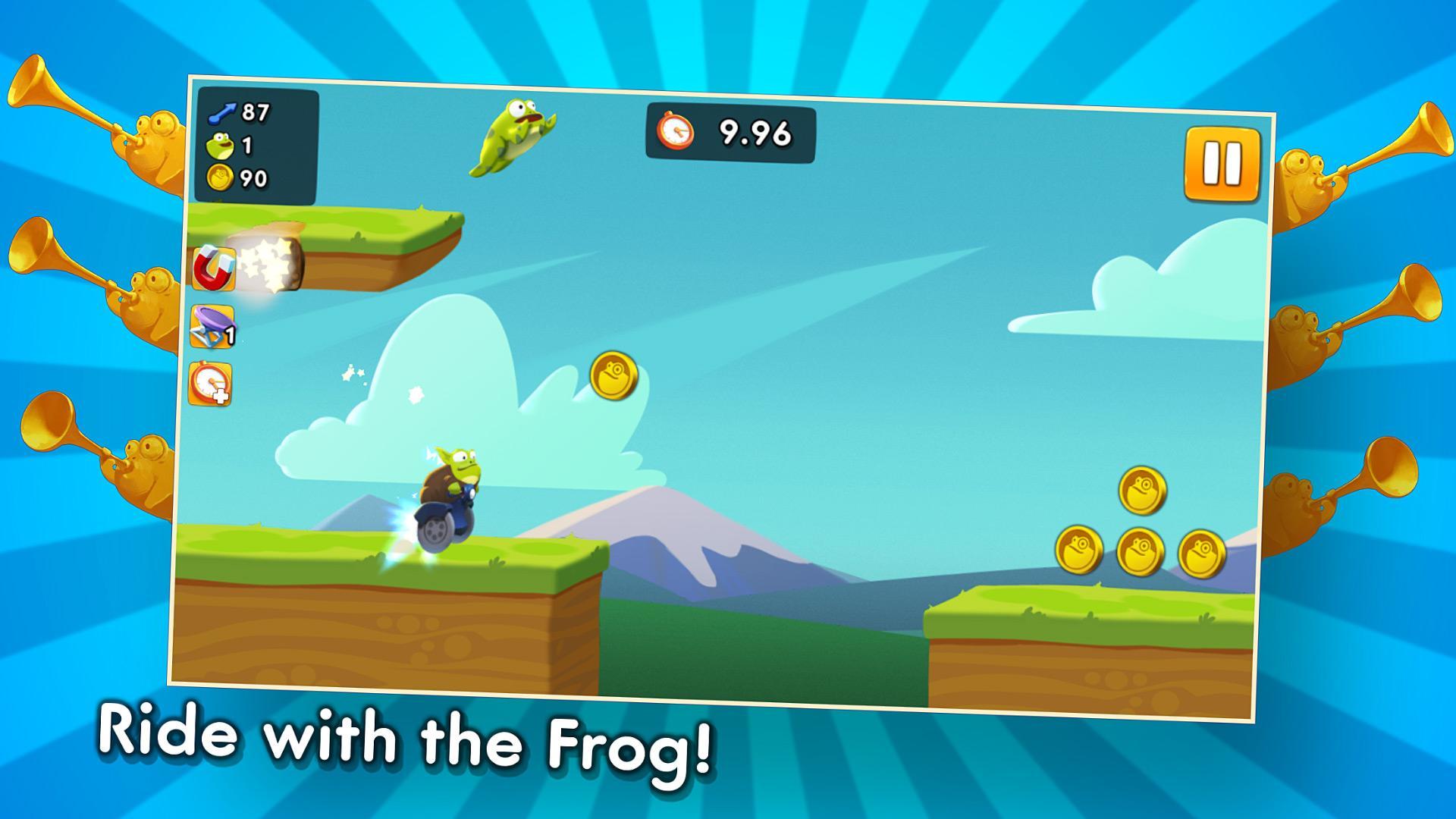 Ride with the Frog Game Screenshot