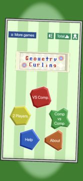 Geometry Curling Game Screenshot