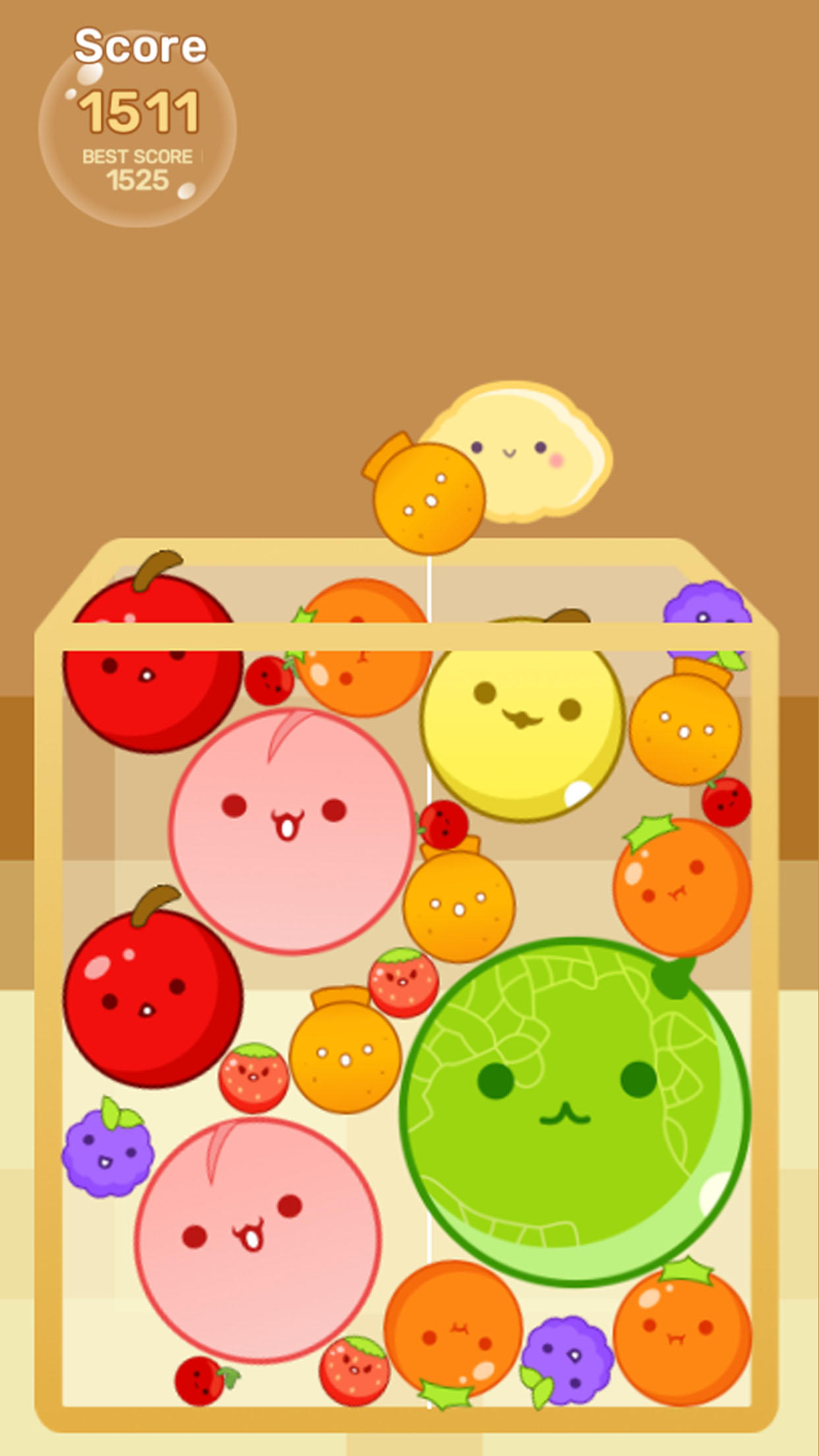 Watermelon Puzzle Merge Fruits Game Screenshot