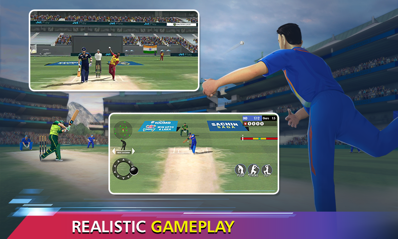 Sachin Saga Cricket Champions Game Screenshot
