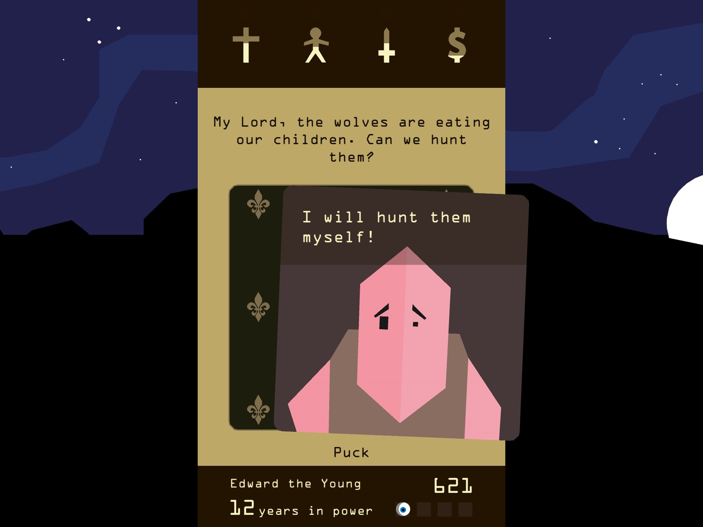 Reigns Game Screenshot