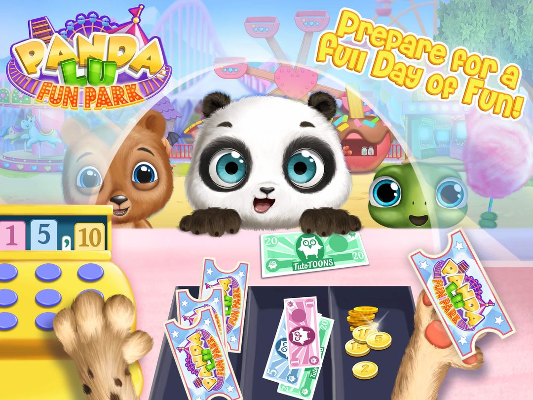 Panda Lu Fun Park - Carnival Rides & Pet Friends遊戲截圖