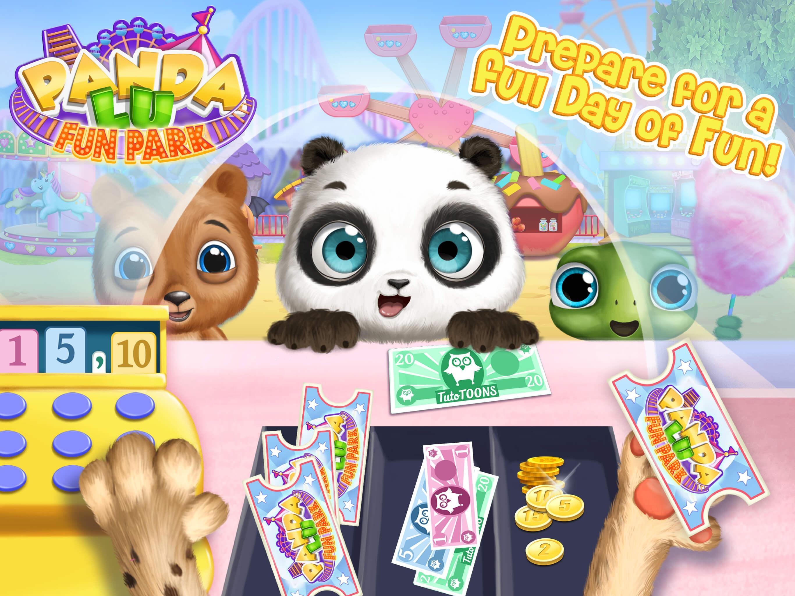 Cuplikan Layar Game Panda Lu Fun Park