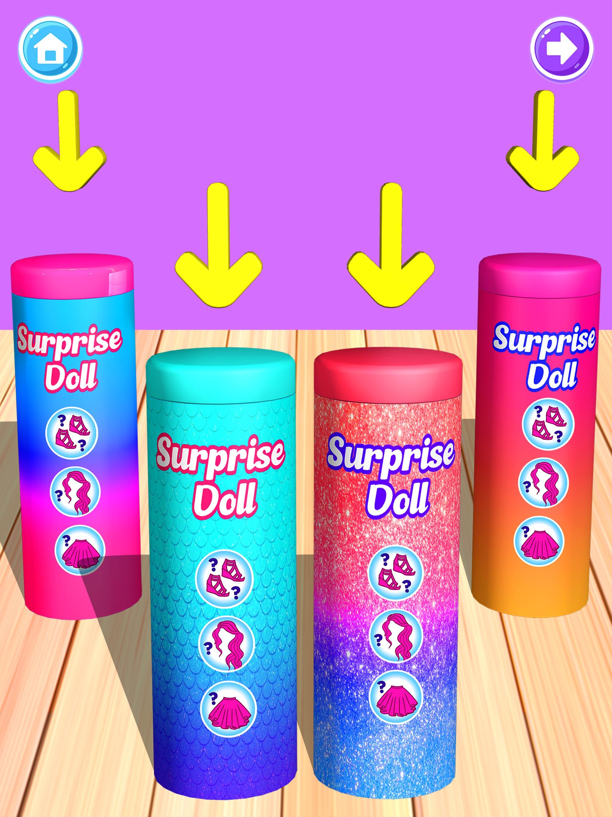 Cuplikan Layar Game Color Reveal Doll Girl Games