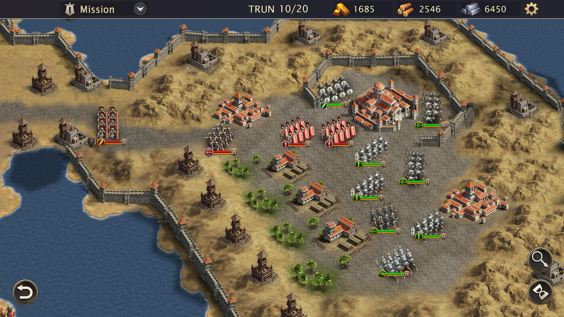 Screenshot 1 of World War: Rome - 무료 전략 게임 