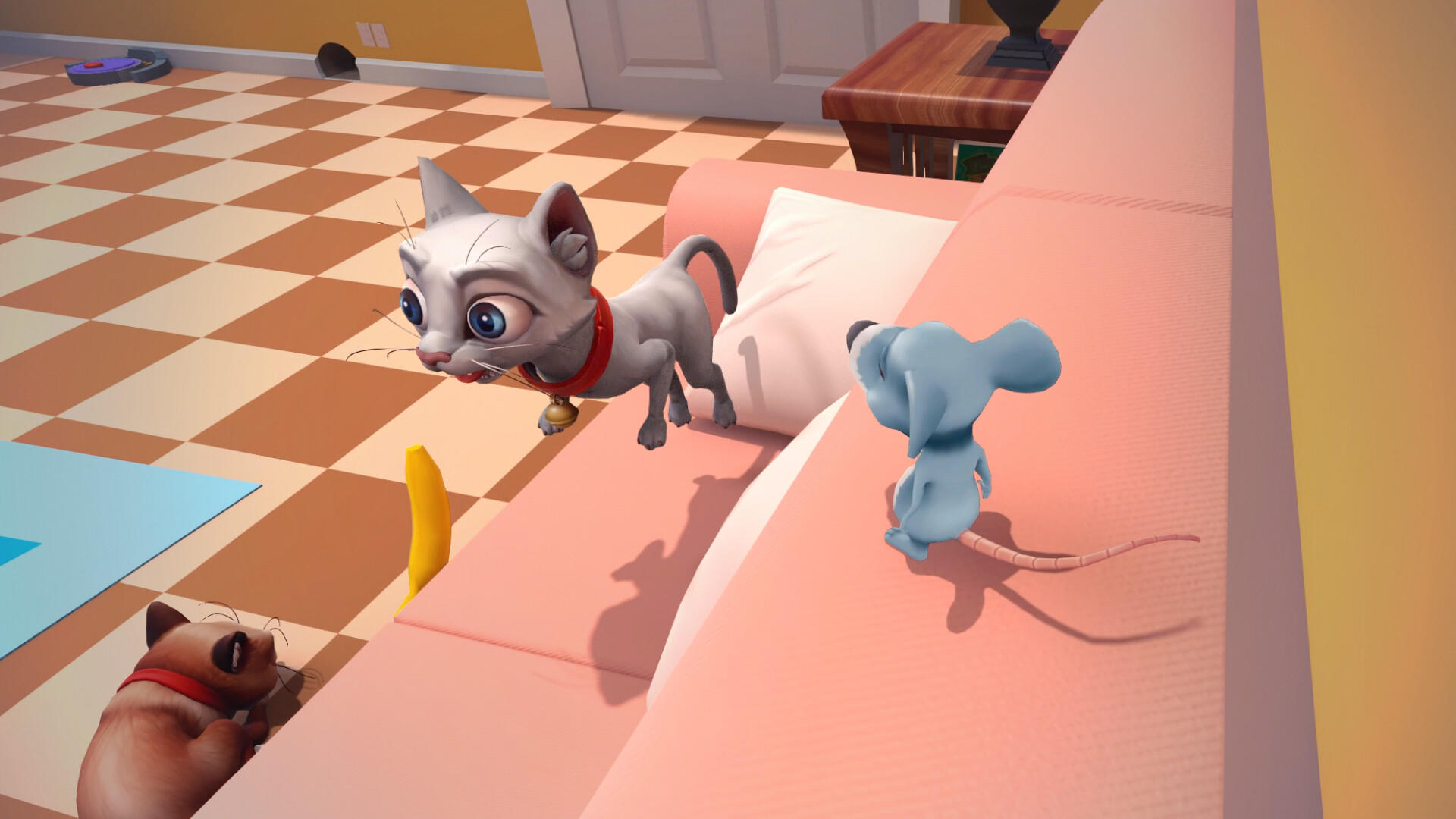 Jery Mice vs Cats: Home Invasion Game Screenshot