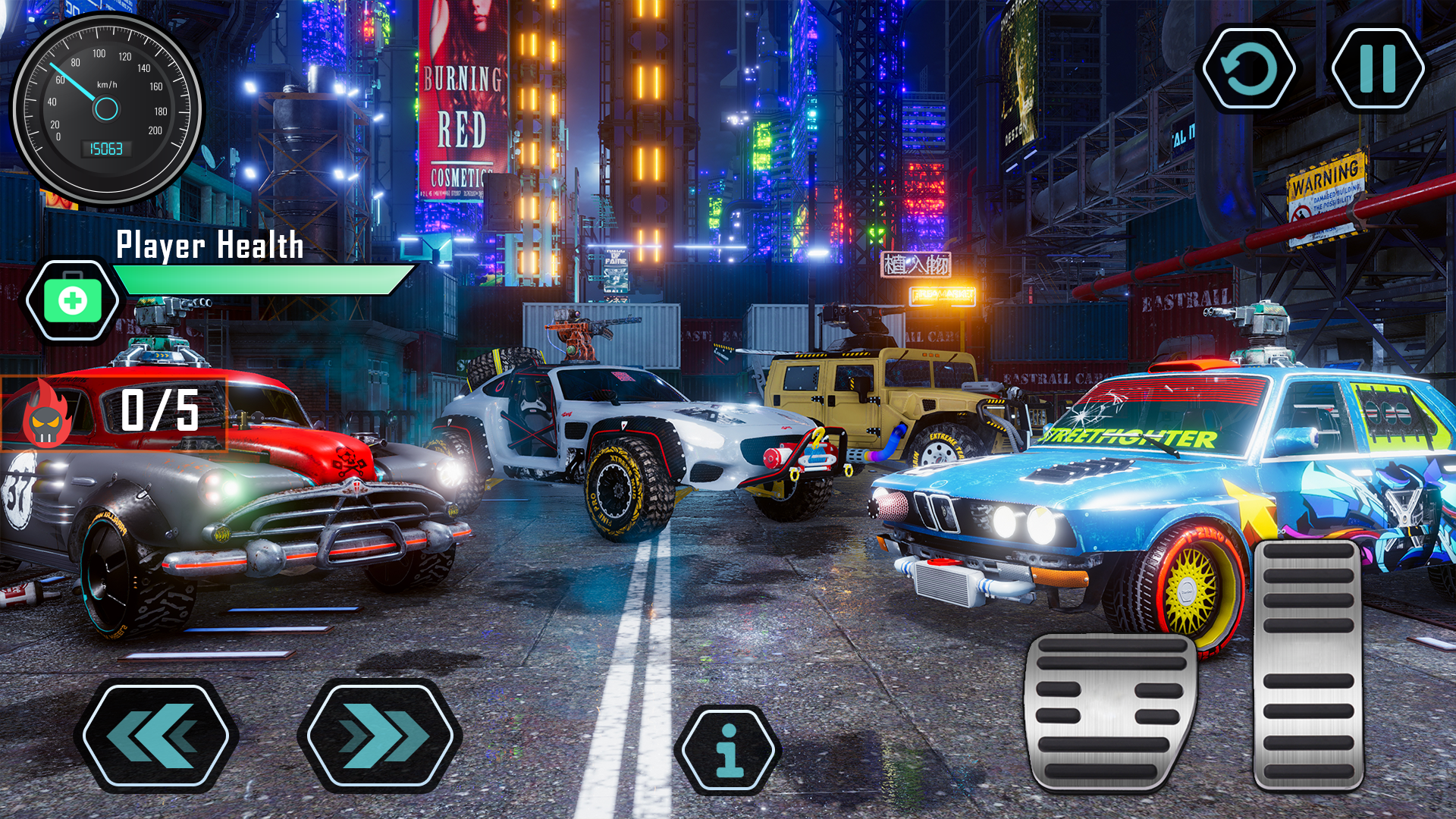 Traffic Car Driving Race Crash Game Screenshot