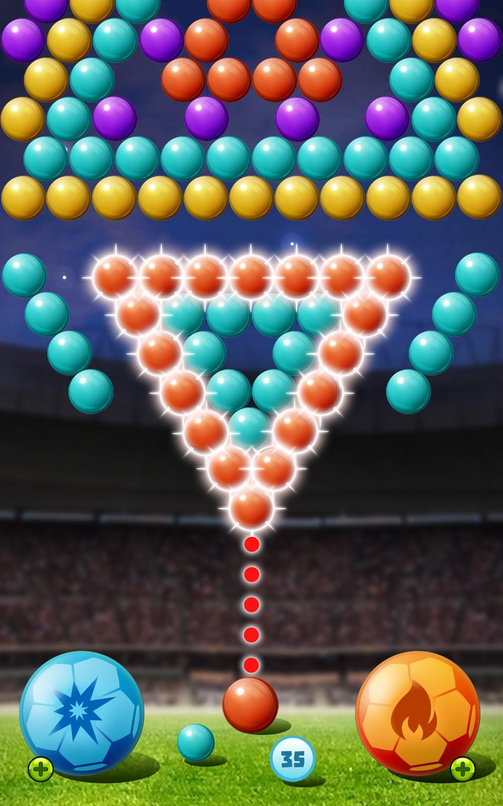 Ảnh chụp màn hình World Soccer Bubbles 2018