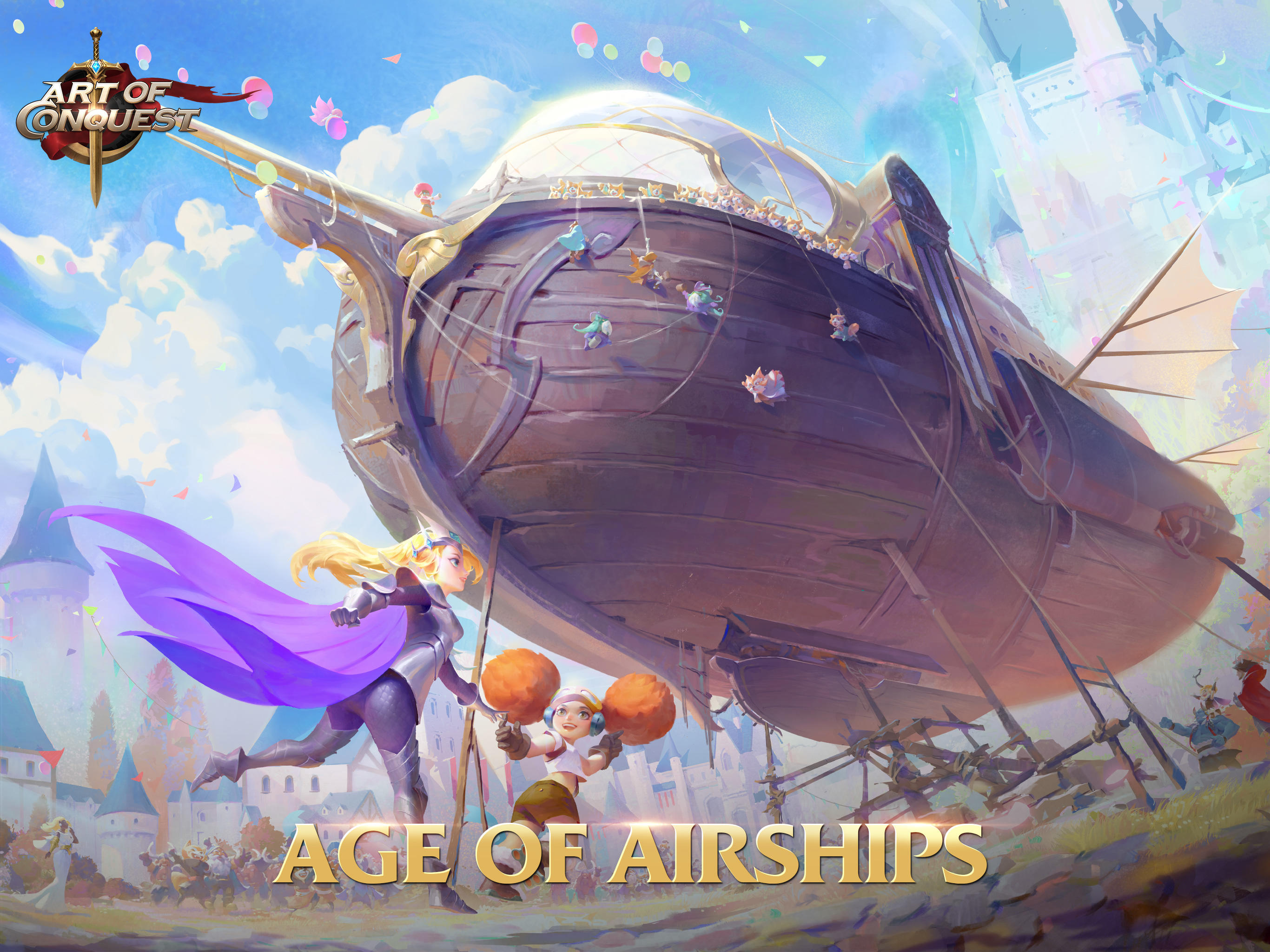 The Airships Battle, In The Style Of Steampunk Anime Stock Photo, Picture  and Royalty Free Image. Image 75914774.