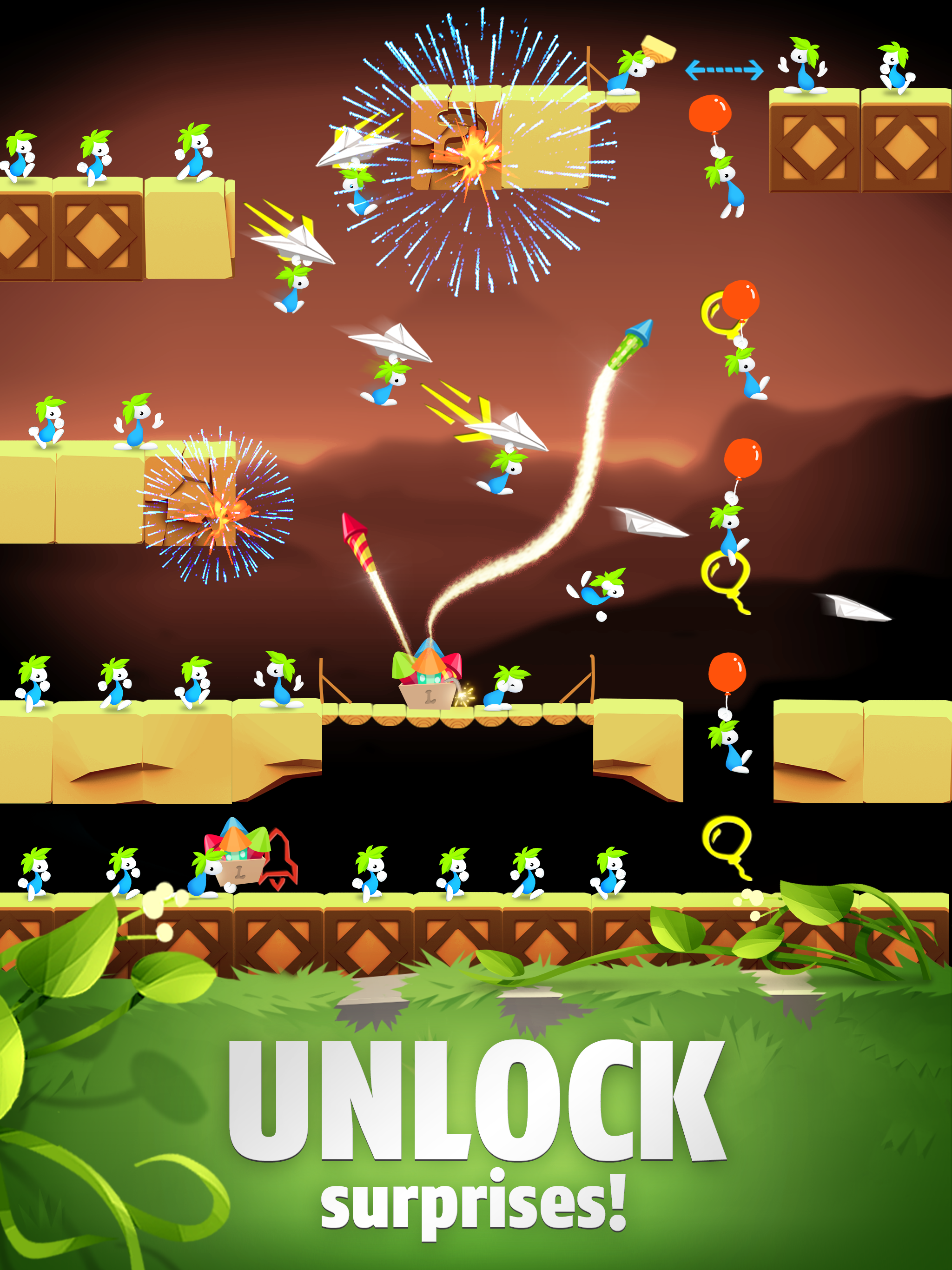 Lemmings: Puzzle Survival Game Screenshot
