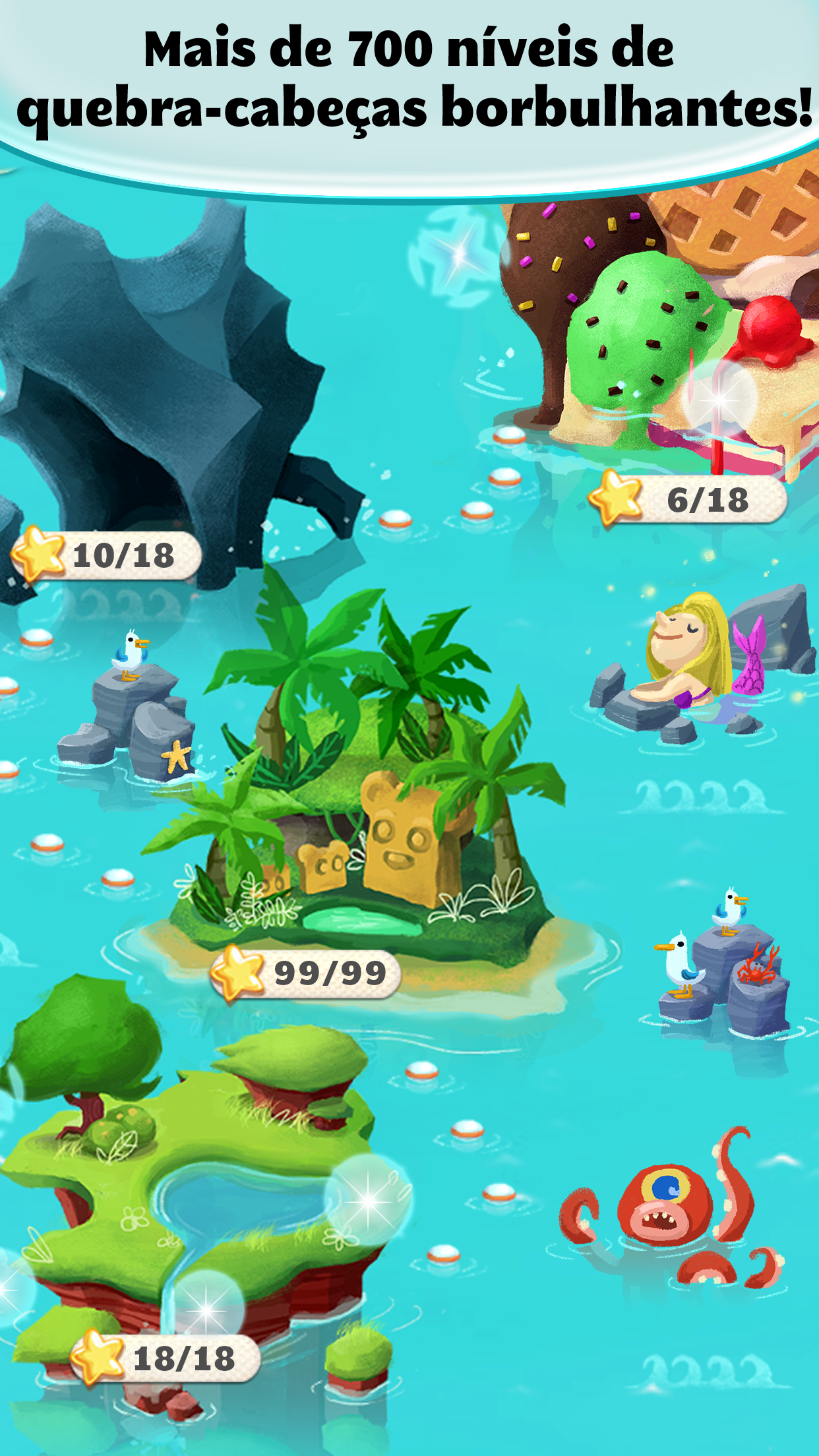 Captura de Tela do Jogo Bubble Mania: Halloween