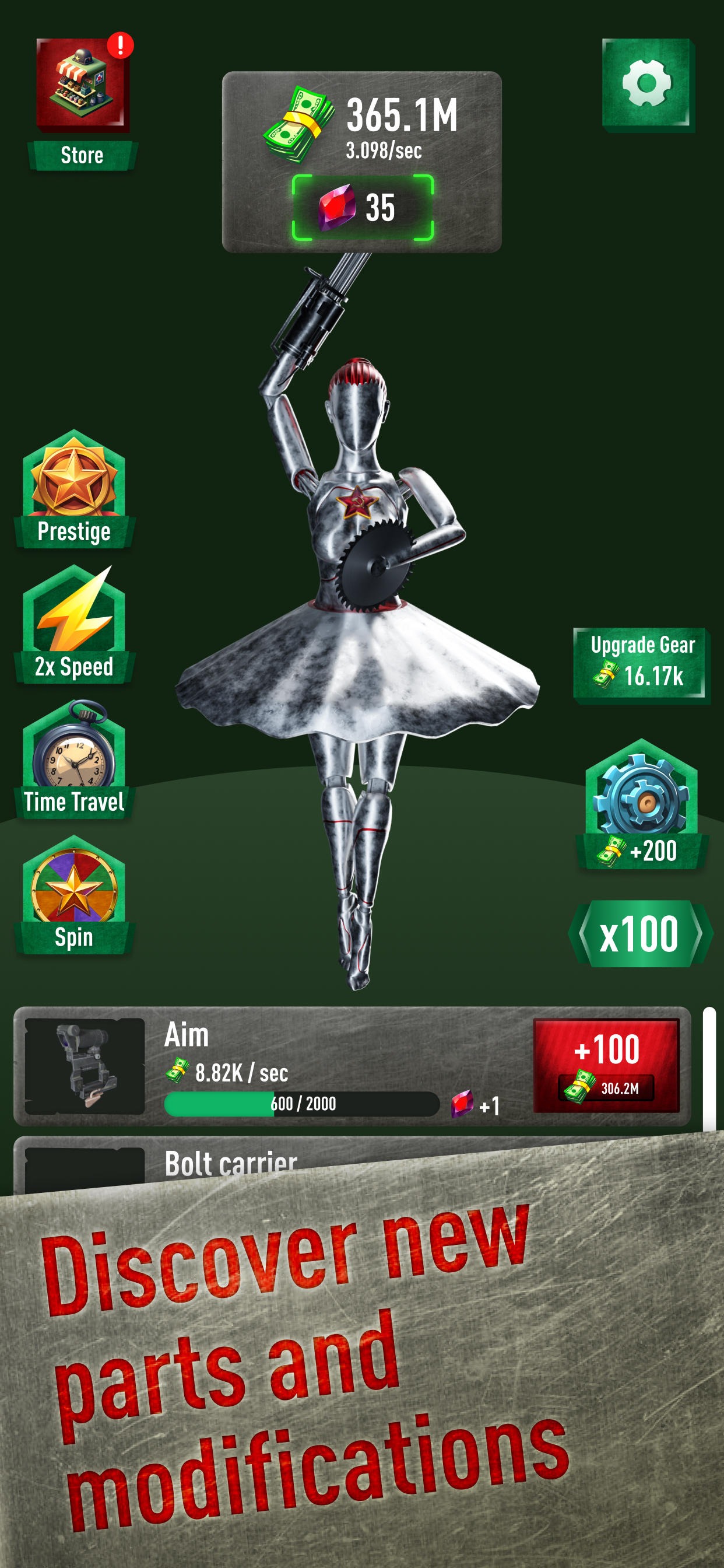 Screenshot of Idle USSR robots — atomic war