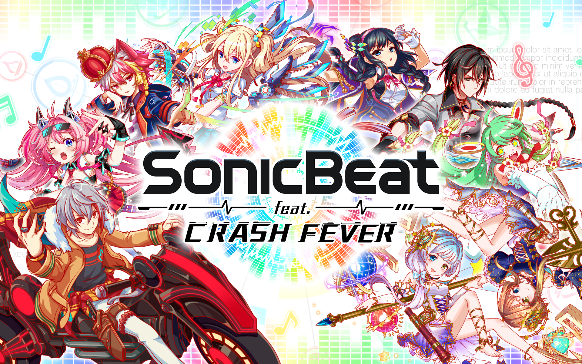 Sonic Beat feat. Crash Fever Game Screenshot