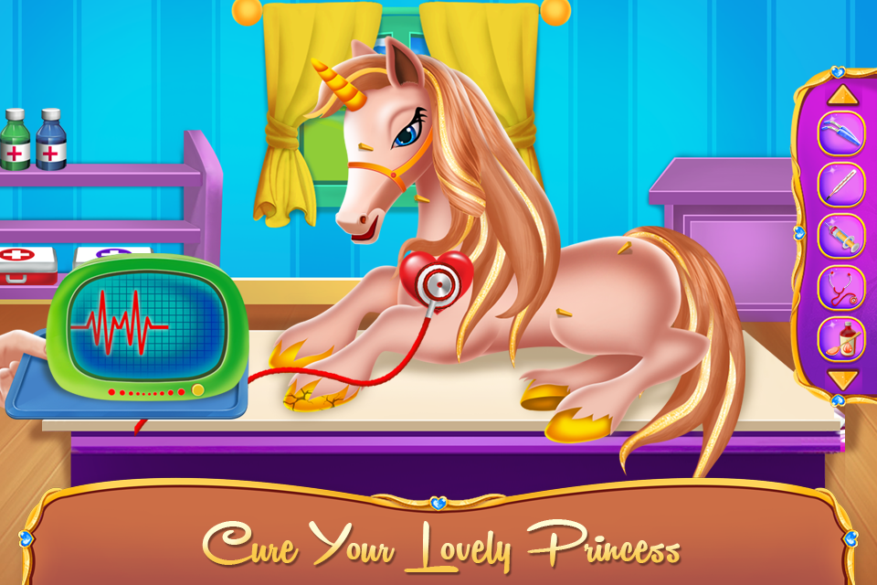 Unicorn Pony Horse Care Game Game Screenshot