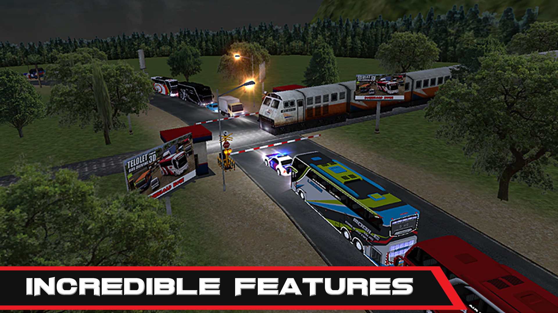 Mobile Bus Simulator Game Screenshot