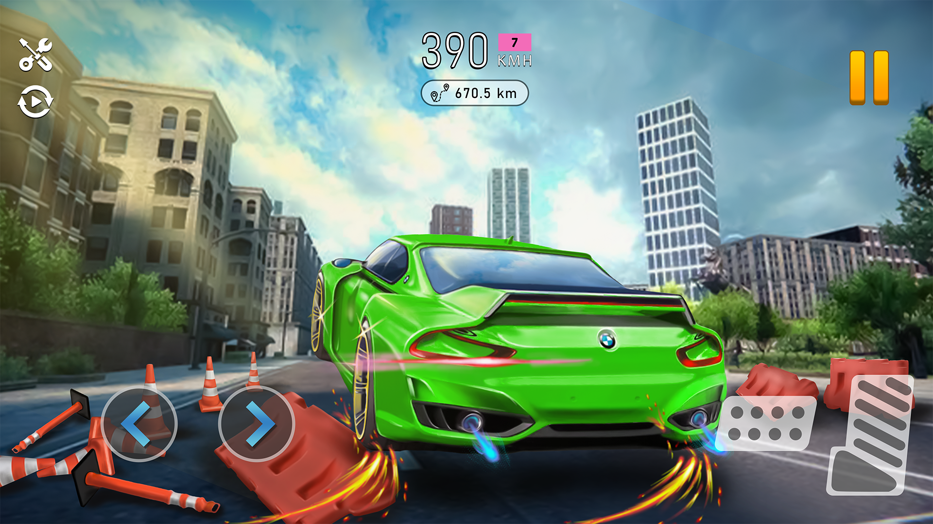 Скриншот игры Car Buster Stunt Master Game