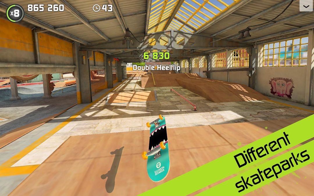 Touchgrind Skate 2 게임 스크린 샷