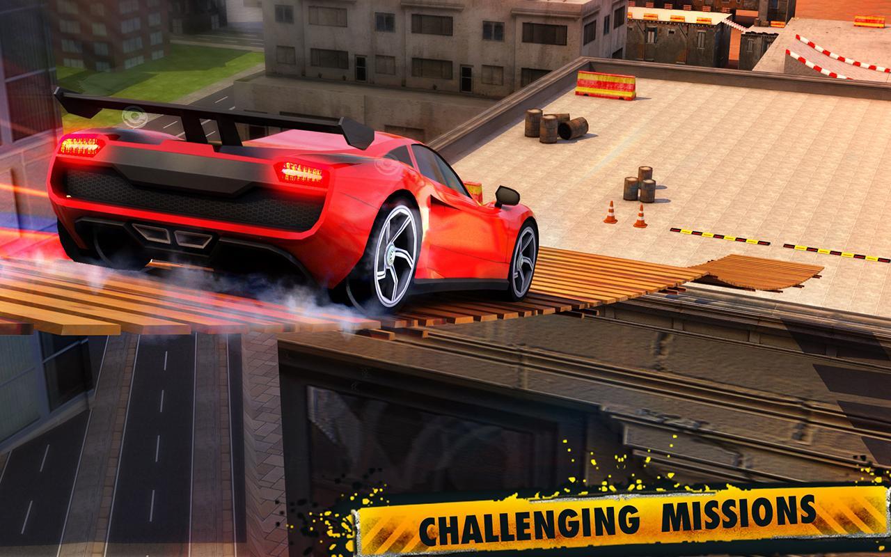 City RoofTop Stunts 2016 Game Screenshot