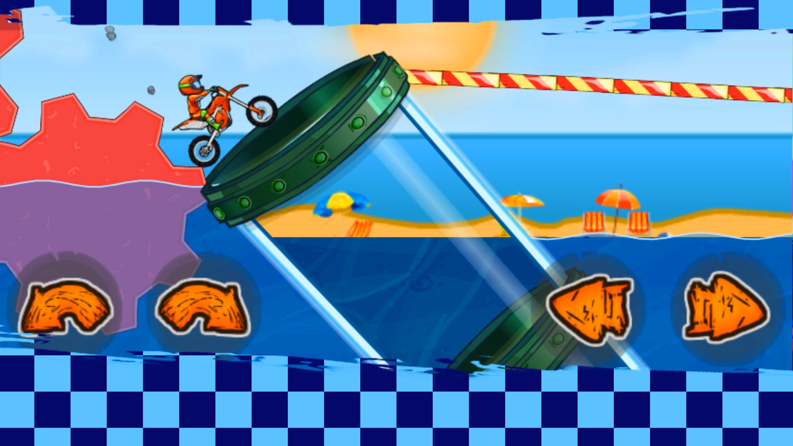 Скриншот игры MotoX3M