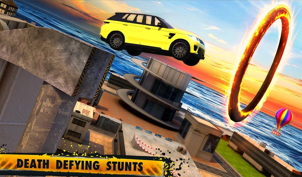 City RoofTop Stunts 2016 Game Screenshot