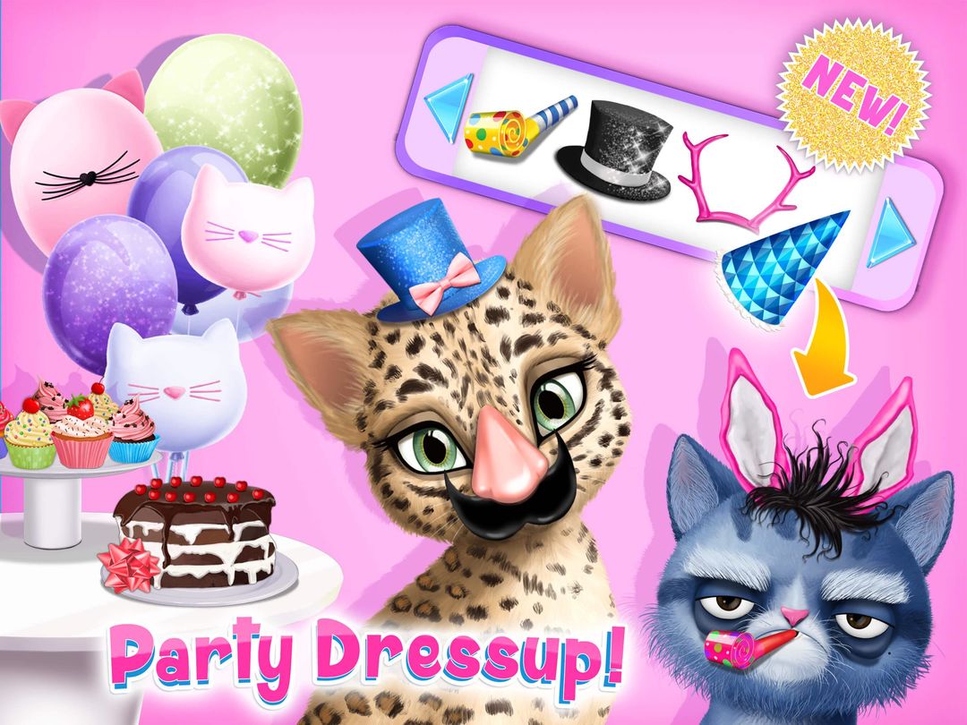 Cat Hair Salon Birthday Party ภาพหน้าจอเกม