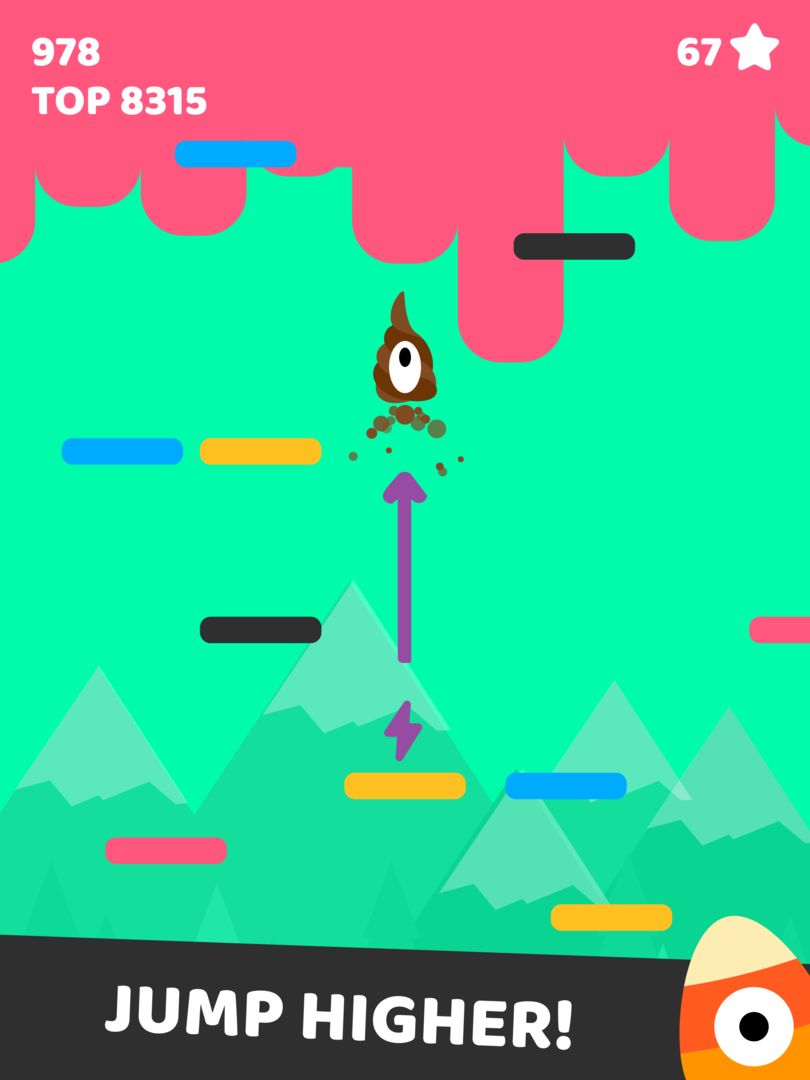 Jelly Jump: Happy Rainbow Colors ภาพหน้าจอเกม
