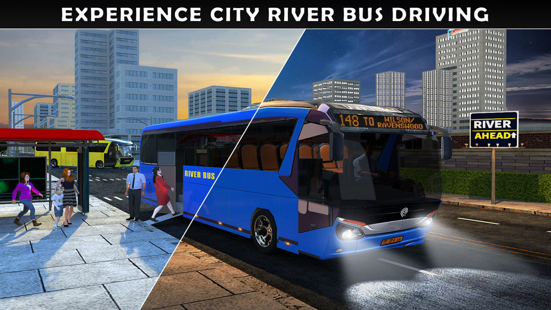 Screenshot of City Coach Bus Driving Game 3D