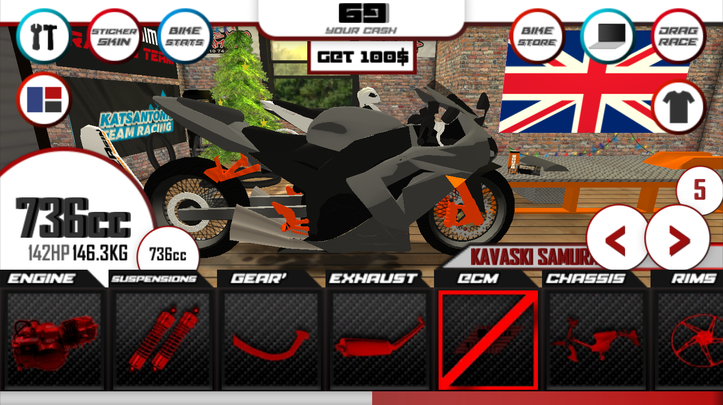 SouzaSim - Drag Race Game Screenshot