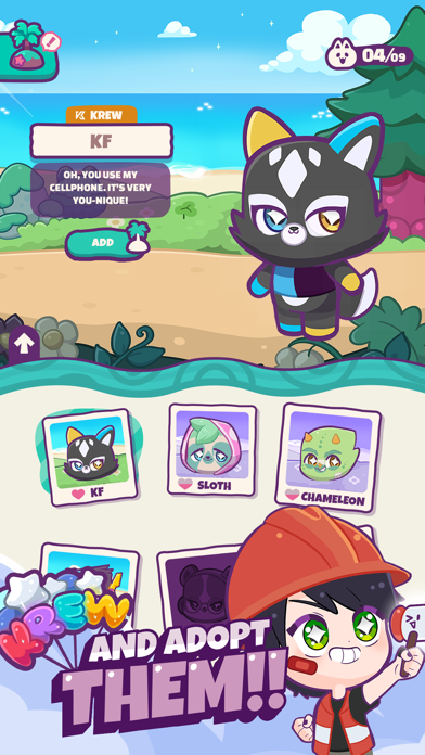 KREW Merge Pets Game Screenshot