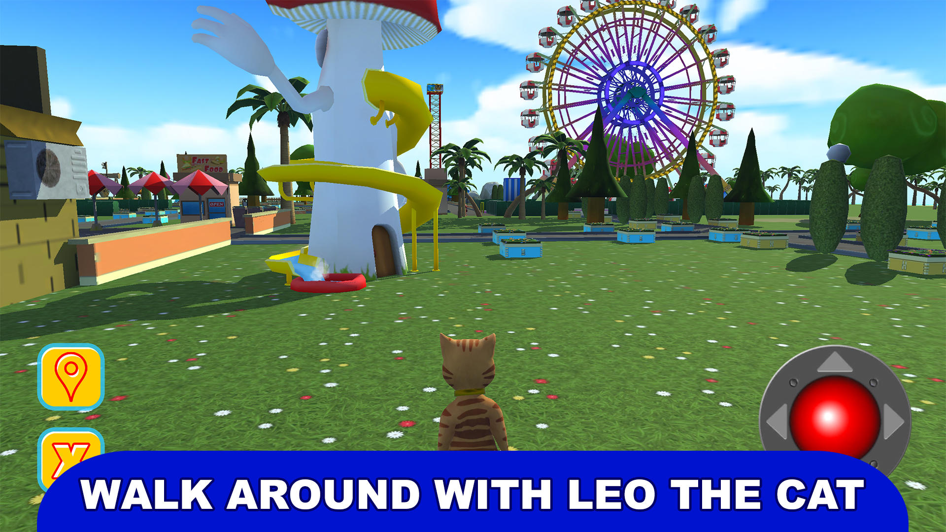 Screenshot of Cat Theme & Amusement Park Fun